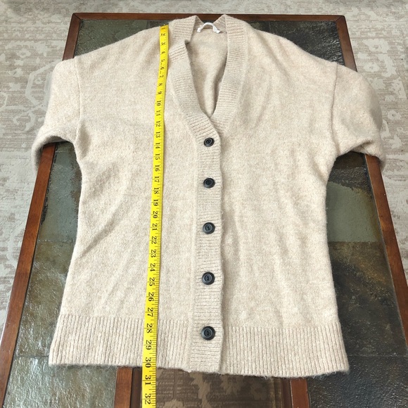 ASTR The Label Alpine Cardigan Women's XS Oatmeal Wool Blend Oversize Chunky - Picture 15 of 15